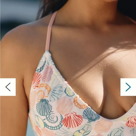 Anthropologie Shell Cutout One-Piece Swimsuit - Picture 7 of 13